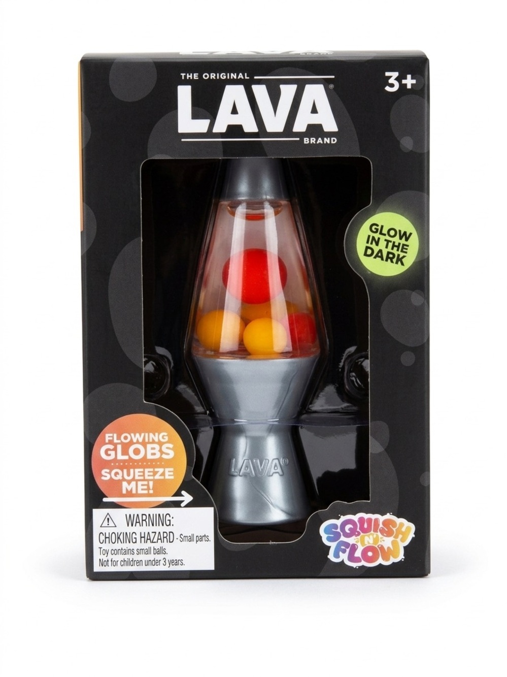 Schylling Lava Lamp Glow In The Dark 🔥 Squish N Flow NEW Sealed Authentic